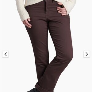 Kuhl Kontour Skinny Pants in Kalamata purple for hiking and work wear